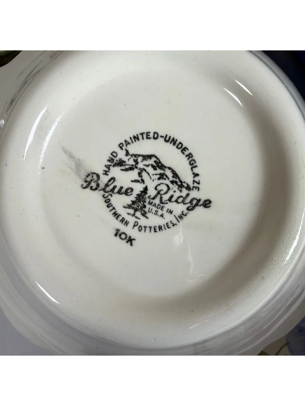 Vintage Blue Ridge Southern Potteries 10K Floral Dinnerware Set 29 Pieces